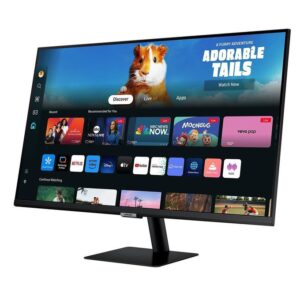 Samsung 27 Smart Monitor M5 M50D FHD Black – LS27DM500EMXU Rescueme Samsung 27" M5 Smart Monitor (FHD, 2024 Model) – LS27DM500EMXUE with 1-Year Warranty